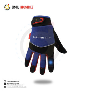 Guantes de Trabajo Tácticos de Seguridad Antivibración para Exteriores, Resistentes a Cortes, de PU de la Mejor Calidad, para Mecánicos, Anti-Impacto y a Prueba de Golpes - Product Image 6