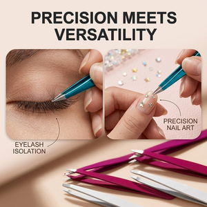 Pinzas para Cejas con Punta de Acero Sostenible y Logotipo Personalizado, Pinzas para Cejas con Punta de Fibra para un Acabado Cómodo - Product Image 5