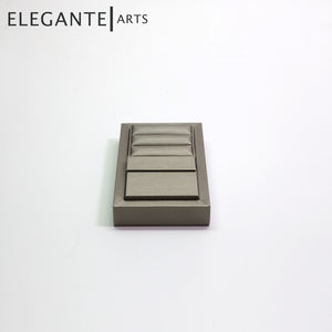 Présentoir de comptoir en daim PU blanc pour magasin - Product Image 3