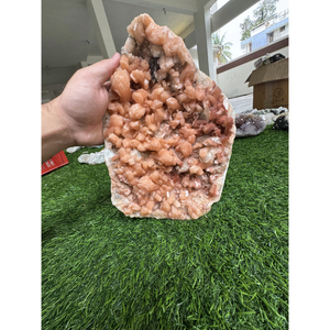 Cristal de Stilbite Rojo Decorativo, Espécimen Mineral Natural para Diseño de Interiores, Sanación y Suministro al por Mayor - Product Image 3
