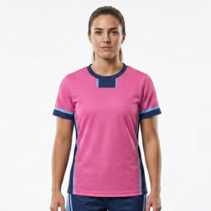 Ropa Deportiva para Mujer, Jersey de Lacrosse de Manga Corta para Entrenamiento, Jersey de Lacrosse con Cuello Redondo para Mujer, Logotipo Personalizado OEM - Product Image 6