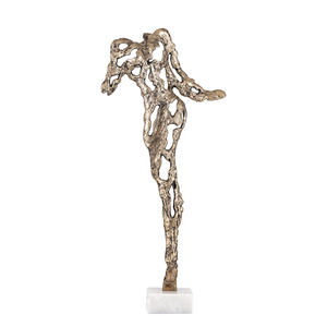Nordic Style Metallic Spiral Ribbon Ornament Contemporary <b>Gold</b> Finish Wave Sculpture Wholesale Abstract Geometric Desk <b>Statue</b> - Product Image 6