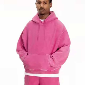 Sweat-shirt à capuche pour homme de créateur, manches raglan, couleur unie, en polaire, décontracté, coupe classique, collection automne, vente en gros - Product Image 1