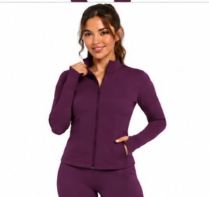Custom Logo 3 Piece Women Yoga Set Wholesale Fitness Gym Leggings Crop Top <b>Jacket</b> Moisture Wicking Stretch Sportswear <b>Workout</b> - Product Image 3