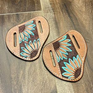 Fourreau de couteau en cuir usiné à la main floral fait à la main vintage de haute qualité pour ceintures housses de couteaux en cuir véritable de luxe personnalisées - Product Image 4