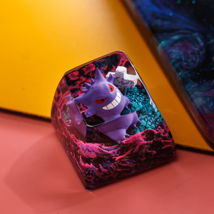 Keycaps Artisanat Forêt Mystique, Keycaps Artisanat Personnalisé, Keycaps Anime Mignons, Keycaps Verts, Ensemble de Keycaps, Keycaps en Bois - Product Image 4