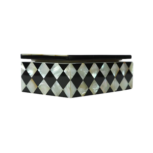 Boîte de rangement pour bijoux en bois de qualité supérieure avec incrustation de nacre, emballage personnalisable pour femmes - Product Image 3