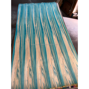 Tablero de Madera Contrachapada de Lujo, Ciprés Hinoki Teñido en Azul Cielo, IRODORITAI, Revestimiento de Uretano, Diseño Japonés, para Dormitorio, Comedor y Hogar - Product Image 5