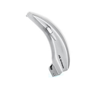Lames de laryngoscope pour la formation et le maîtrise des techniques en médecine, type Macintosh pour adultes, en acier inoxydable - Product Image 1