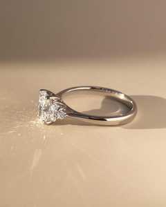 Shining Moissanite Radiant Cut Diamond Floral Cluster <b>Ring</b> For Women's original <b>925</b> <b>Silver</b> For Bridal Surprise Gift For Lovers - Product Image 4