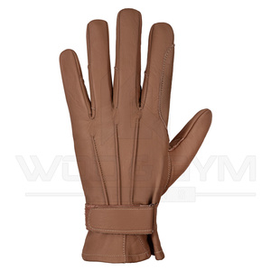 ถุงมือขี่ม้าแบบเต็มนิ้วหนังแท้ป้องกันฝ่ามือ ลดราคาพิเศษสำหรับทุกเพศ  ขายดี ปรับแต่งได้ - Product Image 3