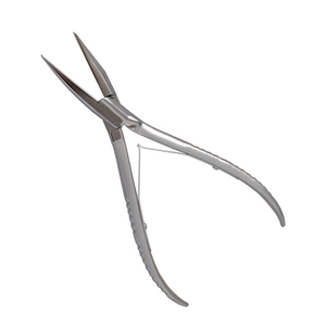 Pince professionnelle en acier inoxydable de qualité supérieure pour l'application et le retrait de micro-anneaux pour extensions de cheveux - Product Image 3