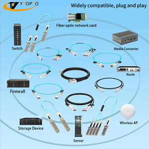 جهاز إرسال واستقبال ألياف بصرية نشط جديد من مصنع <span class=keywords><strong>PT</strong></span>، طراز QSFP OSFP DD 800G 2x100G، بطول 1م و3م و80م، معتمد CE/ROHS، موصل LC لشبكات FTTX - Product Image 6