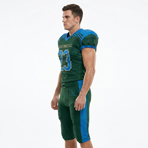 Uniforme de Fútbol Americano Personalizado, Fabricante de Camisetas con Cuello en V, Pantalones Cortos de Fútbol Americano - Product Image 2