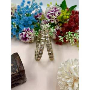 Sakshi Premium Moissanite Openable Bangles-Indian Ethnic <b>Artificial</b> <b>Jewellery</b> - Product Image 1