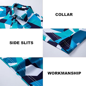 Camisas de Golf para Hombre con Bolsillo, Antiarrugas, que Absorben la Humedad, de Manga Corta, de Secado Rápido, en Tela Broadcloth - Product Image 2