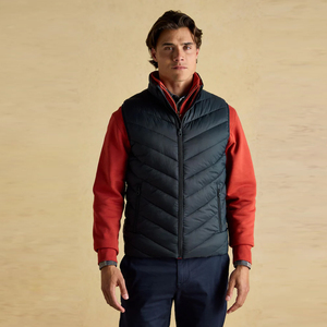 Gilet matelassé pour homme de qualité supérieure, manteau d'hiver en duvet pour l'extérieur, couleur noire, sans manches, fermeture éclair, imperméable, pour garçons - Product Image 2