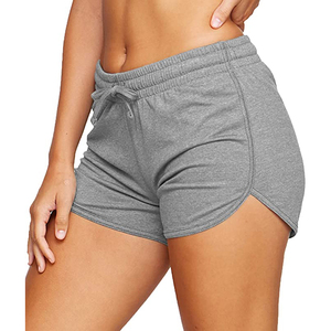 Shorts de sport d'été neufs pour femmes et jeunes filles, doux, élastiques, avec cordon de serrage, décontractés, coupe ajustée - Product Image 2