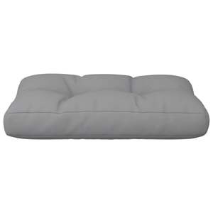Coussin de palette extérieur en tissu gris 100% polyester 19,7x15,7x4,7 po - Product Image 5