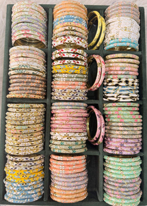 Lot de Bracelets Vintage en Métal Multicolore avec Agate pour Femme, Motif Papillon, Bijoux Indiens Empilables, Sertissage Bezel, Idéal Cadeau - Product Image 6