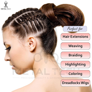 Custom Hair Parting & Sectioning Ring Stainless Steel Finger <b>Tool</b> For Braiding Hair Pick For Precise Durable Hair Styling Use - Product Image 3