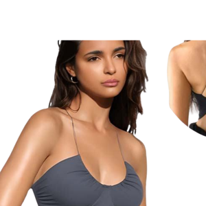 Soutien-gorge de sport pour femme de haute qualité, à fines bretelles, sculptant, à maintien élevé, sans couture, confortable, extensible et respirant - Product Image 5