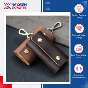 Oferta de Distribuidor con la Mejor Calificación: Porta Llaves de Coche Personalizado, Hecho a Mano, de Cuero PU, Duradero y de Calidad Excepcional - Product Image 3