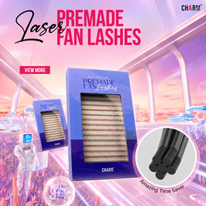 Charmlash <b>Lashes</b> Vendor Wholesale Loose Pre Made <b>Fan</b> Eyelash Extension Short Stem <b>Lash</b> Extensions Mega Volume Stable Curl - Product Image 1