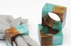 Custom Engraved Eco-Friendly Classic Wooden <b>Napkin</b> Rings with <b>Personalized</b> Name for Table Decor - Product Image 6