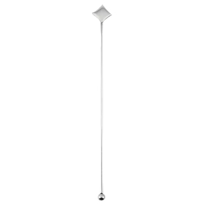 Agitateur à cocktail en acier inoxydable doré avec embout en forme de cœur, bâtonnet mélangeur réutilisable en forme de cœur pour mariages, bars à domicile, accessoire - Product Image 2