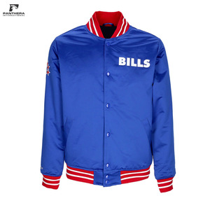 Veste de baseball en satin de qualité supérieure avec logo personnalisé, veste universitaire personnalisée pour les universités et les organisations sportives - Product Image 1