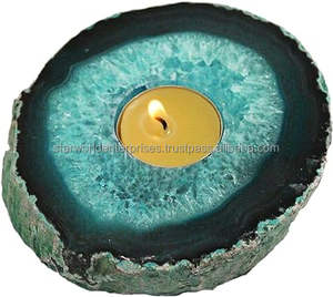 Bougeoir en résine Artisanat Bougeoir Base robuste et attrayante pour tenir des bougies - Product Image 1