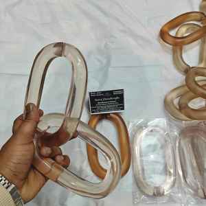 โซ่เรซิ่นใสหลากสีขนาดใหญ่สำหรับตกแต่งผนัง งาน DIY ฉากกั้นห้อง - Product Image 6