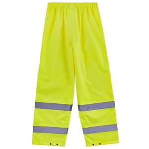 Hi Visibility Polyester <b>Work</b> <b>Pants</b> Unisex Reflective Safety Trousers for Workers High Quality Custom Logo And Design OEM - Product Image 1