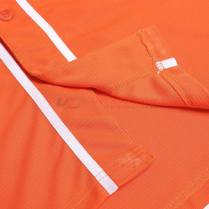 เสื้อเบสบอลแขนสั้นแบบสั่งทำใหม่ ผลิตในปากีสถาน บริการ OEM ดีไซน์ล่าสุด สวมใส่สบาย ผลิตจากโพลีเอสเตอร์ 100% - Product Image 6