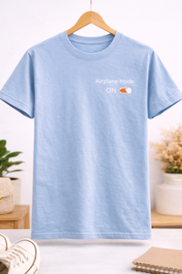 Camiseta Minimalista con Estampado Personalizado de Modo Avión, Diseño Gráfico de Alta Calidad, Unisex, Algodón, Casual, Manga Corta, ODM, Ropa al por Mayor - Product Image 2