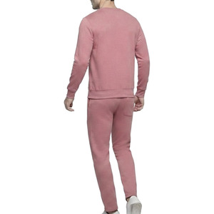 Mens Crew Neck Tracksuit High Quality Activewear Jogging Suit <b>Set</b> Mens Crew Neck Tracksuit Fashion Sports Outfit Cotton Fabric - Product Image 4