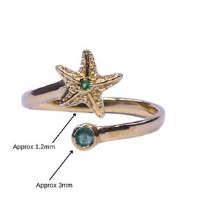 Wedding Wear 925 Sterling <b>Silver</b> Gold Plated Jewelry <b>Emerald</b> Gemstone Women Wear Classic Couple <b>Ring</b> - Product Image 6