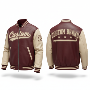 Veste universitaire personnalisée, veste Letterman avec logo personnalisé, veste bomber pour hommes, veste d'équipe universitaire - Product Image 6