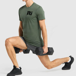 T-shirts de sport pour hommes en maille de qualité supérieure à séchage rapide, avec matière extensible dans quatre directions et sensation légère - Product Image 4
