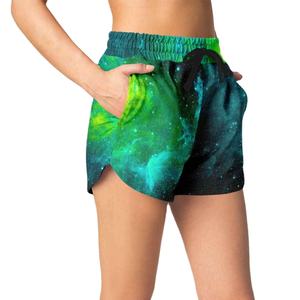Shorts Deportivos para Mujer, Tejido de Punto de Alta Densidad, Opacos, Anti-Fricción, Flexibilidad Superior, Comodidad Superior, Sublimados - Product Image 1