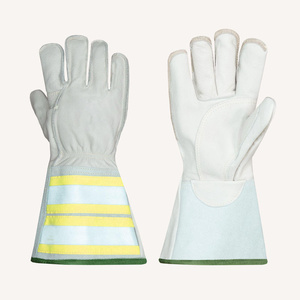 Guantes de Soldadura TIG de la Mejor Calidad, Duraderos, de Piel de Cabra y Piel de Vacuno, Excelente Protección para las Manos con Antivibración para Soldadores - Product Image 2