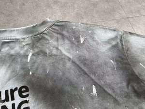 Las Mejores Camisetas para Hombre de 300 g/m², Personalizadas, de Alta Calidad, Corte Holgado, 100% Algodón, Estilo Vintage, Lavado Ácido, con Efecto de Salpicaduras de Pintura y Desgastadas - Product Image 3