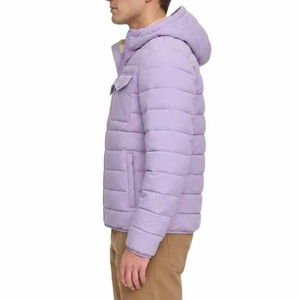 OEM Custom Logo Puffer Jacket Warm Quilted Construction Practical Everyday Apparel Garment Collection - Product Image 4