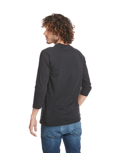 Camiseta Deportiva Ajustada y Ligera de Manga 3/4, 50% Algodón, 50% Poliéster, 200 Gsm, Transpirable, Estilo Raglán - Product Image 3