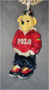 Colgante de Oso Polo Personalizado con Incrustaciones de Moissanita VVS, Cadena de Moissanita, Tendencia, Superventas, Gran Oferta, Estilo Hip Hop, Lujo, Pieza de Destaque, Único - Product Image 3