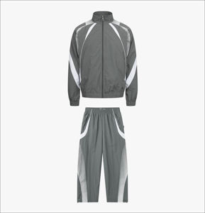 Men's Premium Sports Tracksuit Set <b>Lightweight</b> Full Sleeve Zip <b>Jacket</b> with Matching Track Pants for <b>Running</b> Gym Exercise - Product Image 1