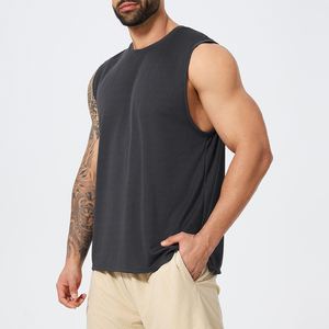 Débardeurs en coton pour hommes de haute qualité pour fitness, musculation et gym, sous-vêtements tricotés, débardeurs pour hommes en gros à vendre - Product Image 4