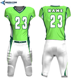 Uniforme de Fútbol Americano de Manga Corta con Protección UV UPF 50+ de Material Antibacterial de Spandex/Poliéster que Absorbe la Humedad - Product Image 6