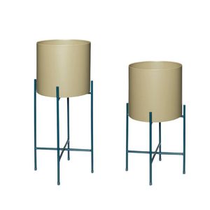 Metal Outdoor Decoratives Planter With Stand - Product Image 6